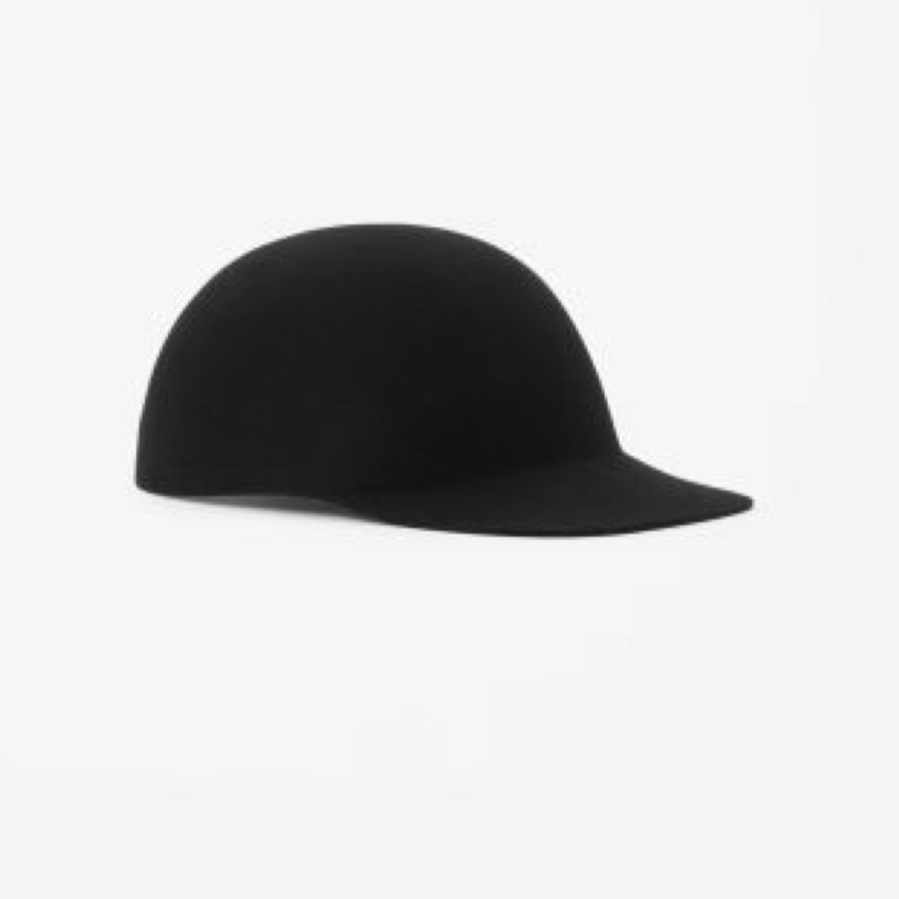 COS Felt Cap | Black